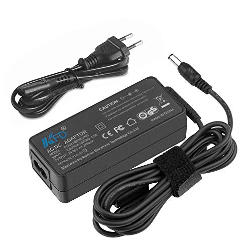 KFD Volant 24V Adaptateur Chargeur pour Logitech G920 G940 Racing Wheel, PC Portable LCD TFT Monitors LED Ruban DVD TVs, Aspirateur Robot Alimentation Secteur 24v 2.7a (2.5A,2A,1.5A,1A Compatible)