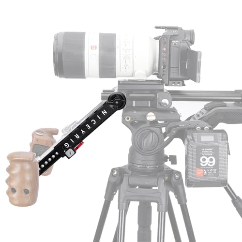 Image of NICEYRIG Rosette Mount Extension Arm for DSLR 15mm Shoulder Rig Support-637