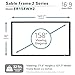 Elite Screens Sable Frame 2, 158-Inch Fixed Frame Projector Screen, 16:9 8K/4K Ultra HD & Active 3D Ready, ISF-Certified Material, Ideal for Home Theater, Office, and Indoor Presentations, ER158WH2