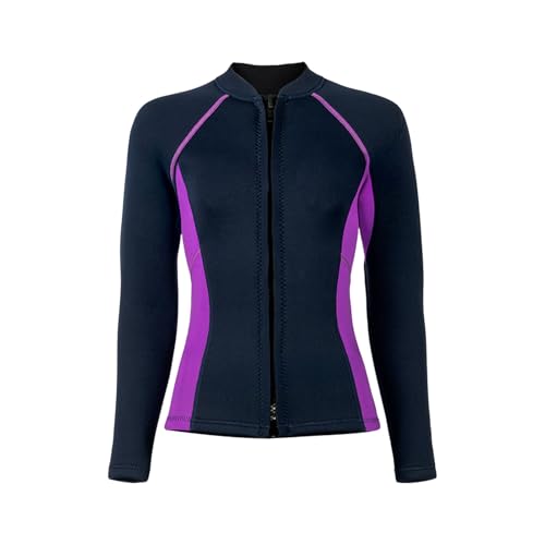 Fawfose 3mm Wetsuit for Women, Neoprene Scuba Gear with Thermal Protection for Diving Surfing (L)