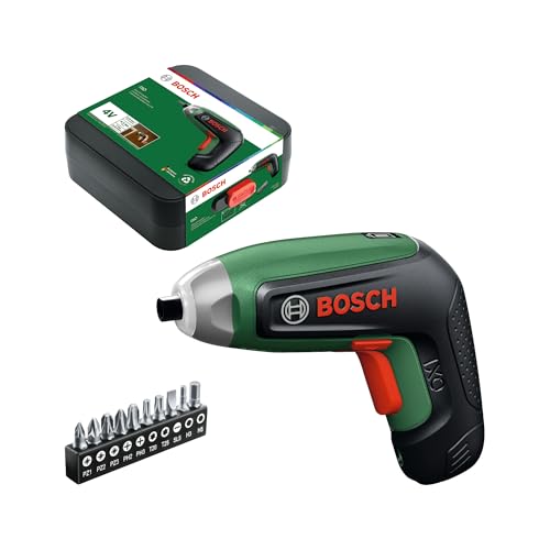 Bosch IXO8 atornillador a batería (incl. set de 10 puntas y batería de 4V, en caja de almacenaje)