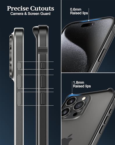 Coque iPhone 15 Pro antichoc métal résout le risque de casse de l'écran - 2