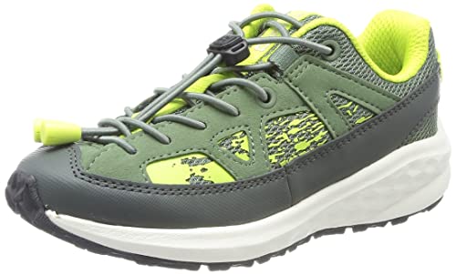 Jack Wolfskin Unisex Kinder Vili Sneaker Low K, Hedge Green, 36...
