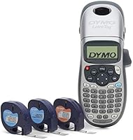 DYMO Label Maker with 3 Bonus Labeling Tapes, LetraTag 100H Handheld Label Maker & LT Label Tapes, Easy-to-Use, Great...