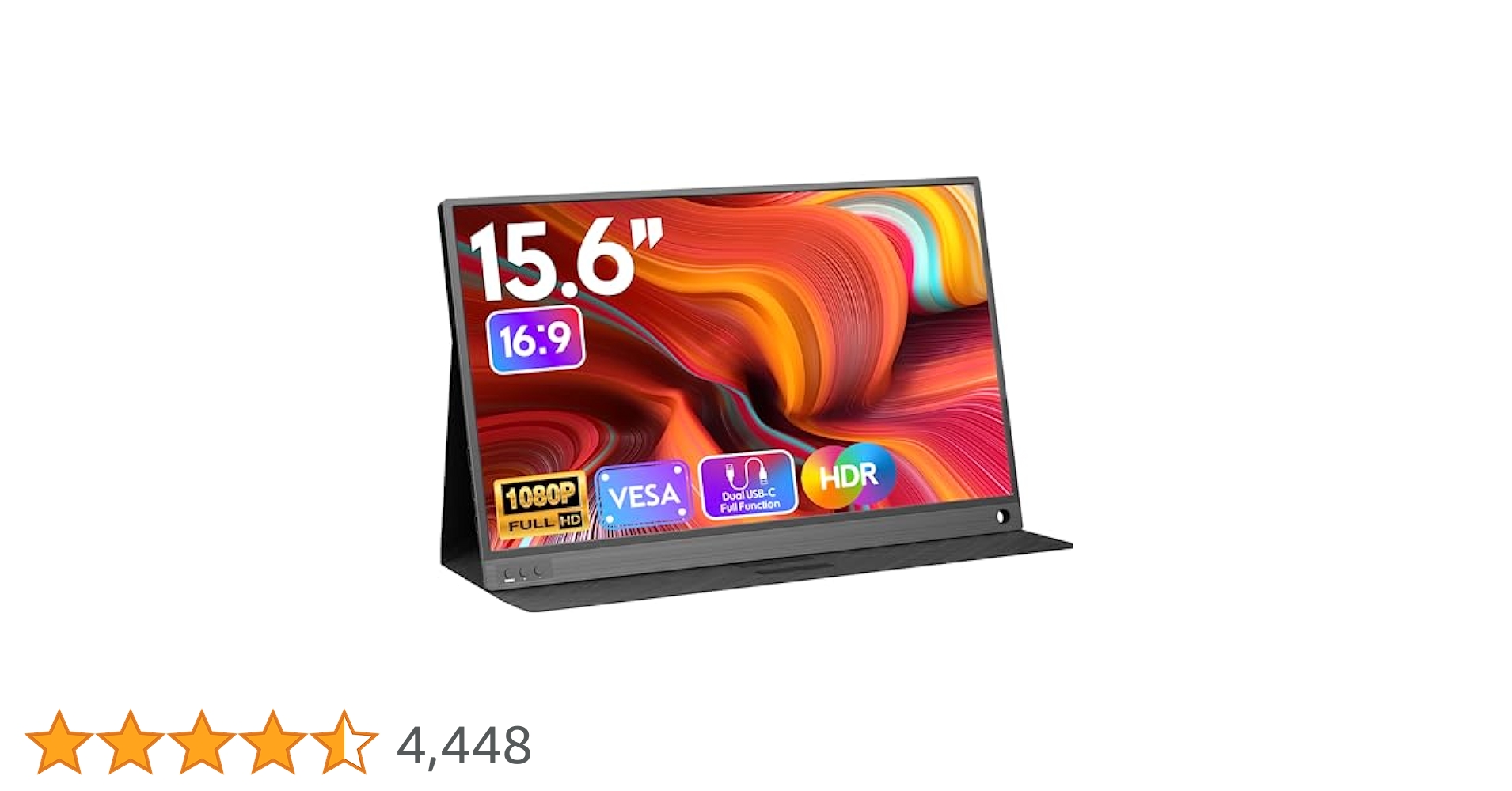 Amazon.co.jp: ZSCMALLS Portable Monitor 15.6 Inch Full HD