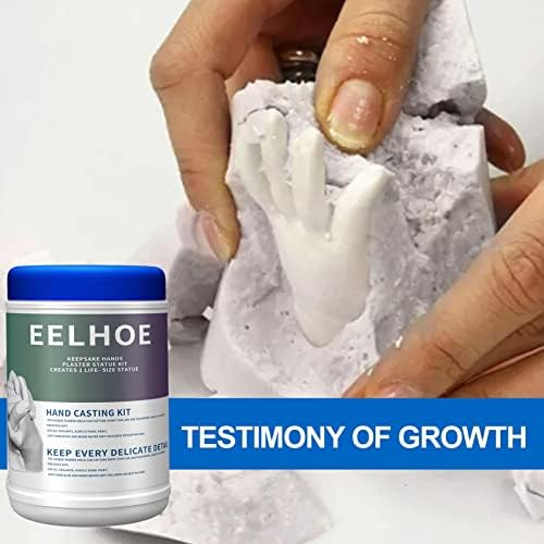 Hand Mold Kit Couples | High Strength Plaster Hand Mold Casting Kit, DIY Kits for Adults and Kids,Unique Anniversary Wedding Gifts Ideas, Cool Boyfriend 6 41xSlCF0X L. AC