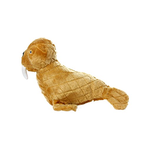 Mighty-Arctic Walrus- Squeaker-Multiple Layers. Made Durable, Strong & Tough. Interactive Play (Tug, Toss & Fetch). Machine Washable & Floats #TOP2