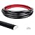 Art3d 25 FtPeel and Stick Trim for Backsplash Tile Edge, Self-Adhesive Liner for Corner Decor in Black