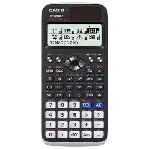 Casio FX-991DE X Wetenschappelijke ClassWiz Rekenmachine met Natuurlijk Display (Duitstalig)