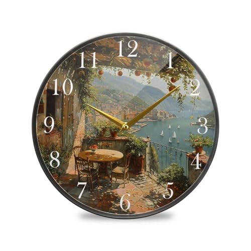 Reloj de Pared Analógico Redondo ALAZA 11.9 pulgadas miniatura 1