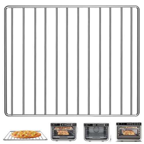 Air Fryer Wire Rack for Ninja Foodi 10 in 1 DT251 Digital Convection Toaster Oven, 14.5''*11.6'' Stainless Steel Air Fryer Accessories Roasting Steamer Grill Racks Baking Tray Rack