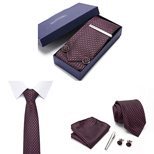 Set de Corbata de Seda 7.5 Cm para Hombre