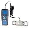 FM-207-500K Digital Force Gauge Push Pull Gauge Tester Meter 3 Measurement Units N, kg, lb with Data Memory Function and External Loadcell Sensor | Force Range 500 kgf, 4900 N, 1100 Lbf