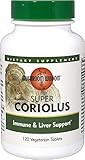 Mushroom Wisdom Super Coriolus Turkey Tail Mushroom with Maitake D Fraction -120 Tablets
