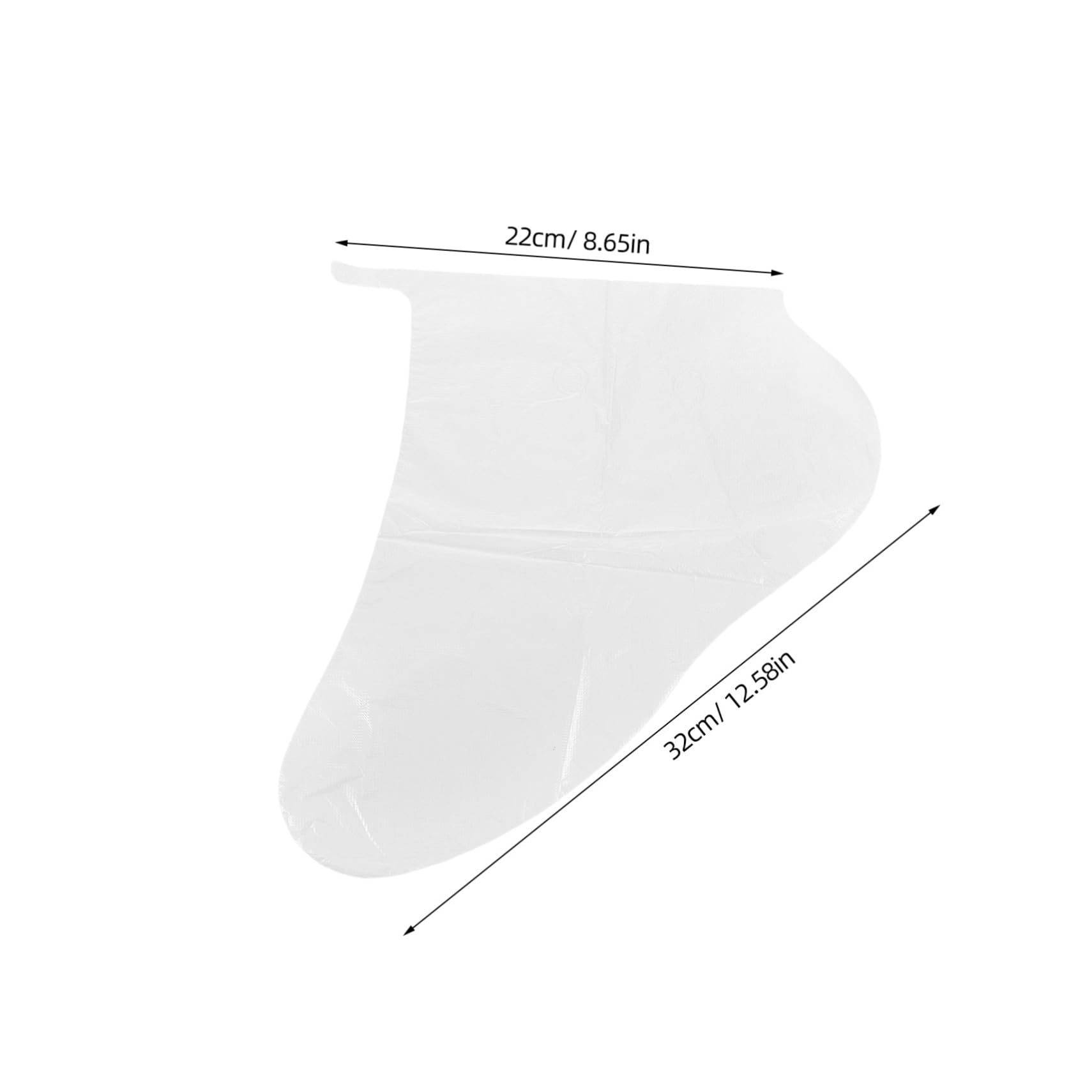 KOMBIUDA 100pcs Disposable Spa Liners Foot Mask Liners for Foot Bath Pedicure Beauty Plastic Foot Basin Bags