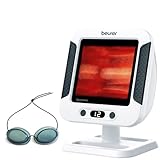 Beurer Lampada Termica a Raggi Infrarossi Il 60 XL con Timer, Spegnimento Automatico e Copertura In Vetroceramica per Calore Benefico che Può Aiutare ad Alleviare Raffreddori e Contratture Muscolari