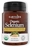 Organic Selenium 200mcg Plus Iodine and Silica - Selenium contributes to Normal Thyroid and Immune Function – 2 Month Supply - Whole Food Supplement - Certified Organic by Soil Association