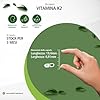 fairvital Vitamina K2 MK7-90 capsule, facili da deglutire, ALTO DOSAGGIO, 100 µg per capsula, menachinone MK-7, naturale e fermentato dal natto, VEGANO