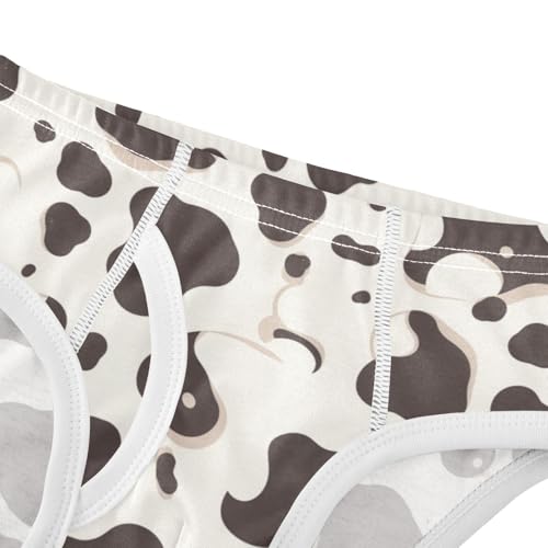 KLL Cow Spot Black and White Toddler Boys' Pure Cotton Briefs Underwear Cute Children Undies4