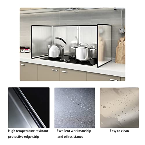 Protector antisalpicaduras para solucionar la grasa en la cocina 4