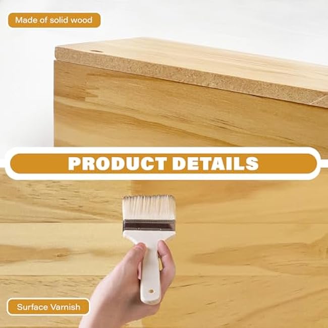 16 * 36 in Wooden Wire Shelf Cover 3 PCS Removable Pantry Shelf Cover Wire Rack Covers with Screw Accessories for Kitchen Closet Bathroom Store Office