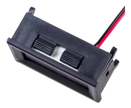 Medidor Bateria Voltímetro Digital Remote Fonte Chaveada 12v 100v 24v 36v Som Automotivo 3 Fios