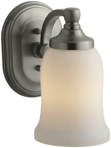 Wall Sconce by KOHLER, SIngle Wall Sconce,  Bancroft Collection, Vibrant Brushed Nickel,  K-11421-BN