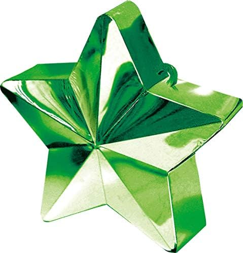 Amscan 117800-10 - Black Star Balloon Weight - 150g