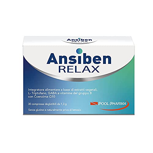 Ansiben Relax 30 Compresse Aiuta a Recuperare il Buon Umore e il Benessere Mentale.