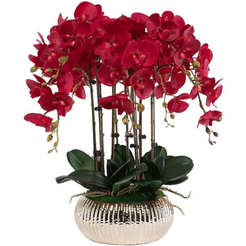 Bouquets d'orchidées artificielles et décorations de table pour centres de table