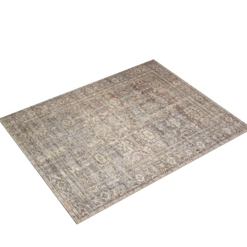 Loloi GEORGER-06BDAN7696 Amber Lewis X Georgie Bordeaux/Antique 7'-6 Inch X 9'-6 Inch Area Rug thumb #2