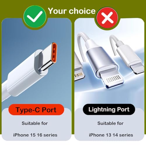 Protector USB C antipérdida de alta precisión para iPhone 17 Max, pack de 8 6