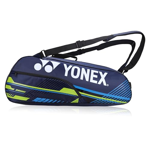 Image of YONEX Badminton Racquet Bag ACE2 1226 BT6 | ACE2 Series Thermal Lining Compartment |Eronomic STRPS |Available as Backpack|Hand Carry |Accessories & 6 Racquet Comaprtment|Wide Shoe Packet