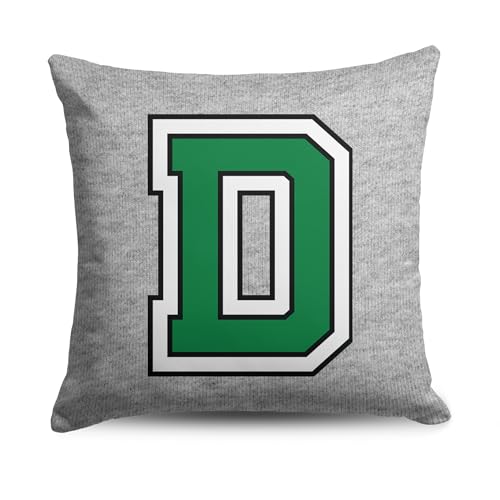 Image of Dartmouth College Big Green NCAA Sweatshirt Throw Pillow, Plush Officially Licensed Team Logo Cushion for Dorm, Couch, or Bed, Soft Cotton School Spirit Pillow, College Decor, 16 x 16 inches