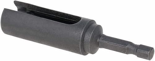 Auniwaig Destornillador de tuerca de 0.472 pulgadas, herramienta de llave de tubo ranurada con vástago hexagonal de cambio rápido de 14 pulgadas,