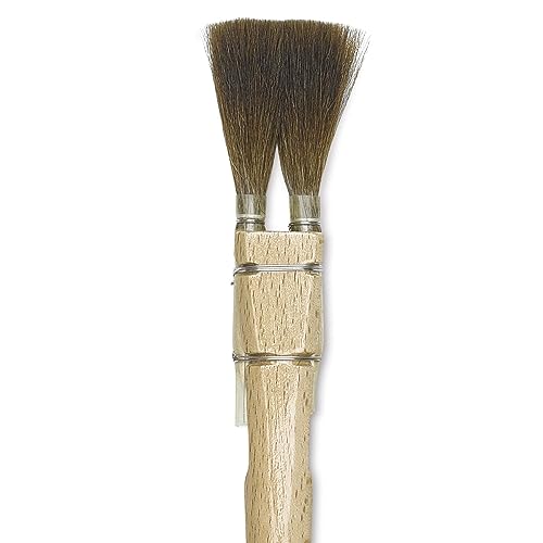 Da Vinci Double Squirrel Brush - Square-Edged, Size 1