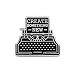 Asilda Store Create Something New Typewriter Lapel Enamel Pin
