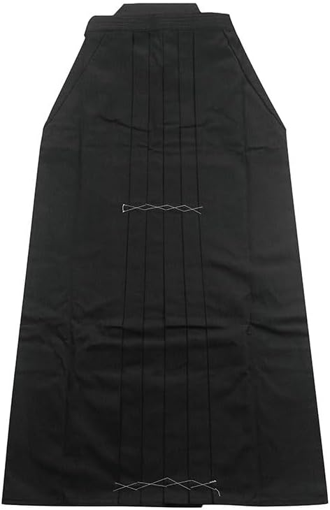 10000# BLACK COTTON Kendo hakama - 100% cotton all size japanese kendo uniform bottom kendo training