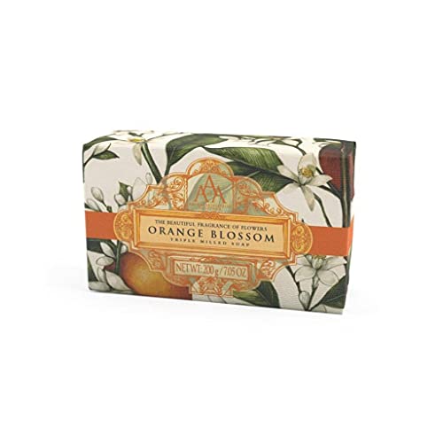 AAA by Somerset Triple Milled Soap Bar, Orange Blossom, Orange, 7 Oz