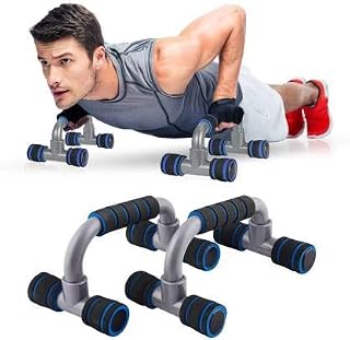 "Leosportz Push Up Bar Home Gym Exercise Fitness Equipment Push-up Bar (Red, Black)"