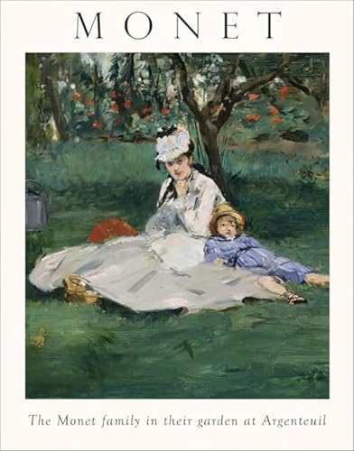 Affiche Claude Monet Famille Dans Leur Jardin 40x50cm impression couleur sur toile sans cadre