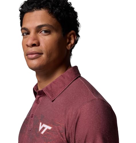 Polo Columbia para hombre con estampado Collegiate Thistletown Hills miniatura 4