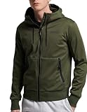Superdry Mens Code TECH Softshell JKT Jacke, Dark Moss, L