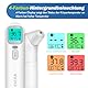ELERA Fieberthermometer Ohr, Fieberthermometer Kontaktlos mit Vier Messmodi und Vierfarbiger Temperaturanzeige, Stirnthermometer Baby mit 1 Sekunde Messzeit und 40 Speicherfunktionen