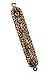 Jeweled 6 Inch Mezuzah Case Bathed in Gold/Copper with Red and White Crystals Jewish Hebrew Gift
