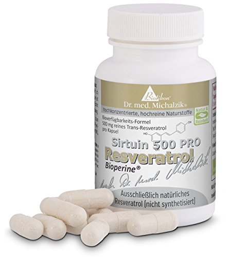 Resvératrol sirtuine 500 PRO du Docteur Alexander Michalzik