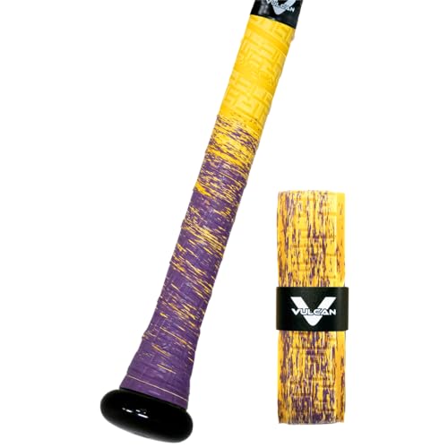 image for Vulcan | 0.50mm Bat Grip | Baseball/Softball | Mardi Gras, 0.50mm | Th