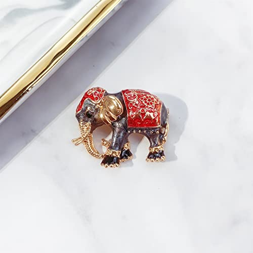 Insignia de elefante esmaltado para transformar ropa aburrida en un look moderno 3