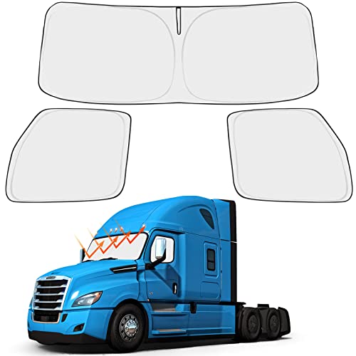 Proadsy Front Windshield and Side Windows Custom Fit 2018-2025 2026 Freightliner Cascadia...