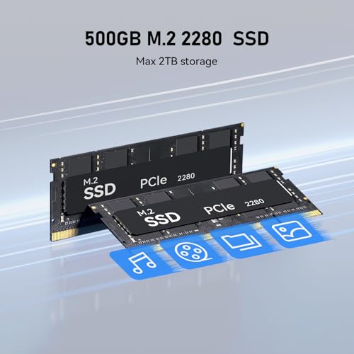 Image of Beelink SER3 Mini PC AMD Ryzen 3 3200U (up to 3.5GHz), 16GB DDR4 2400MT /s 500GB PCIE3.0 SSD Mini Computer, Radeon Vega 3 Graphics,1000Mbps LAN, Dual HDMI 4K Display Home-Office PC